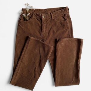 John Galt retro brown corduroy cotton pants